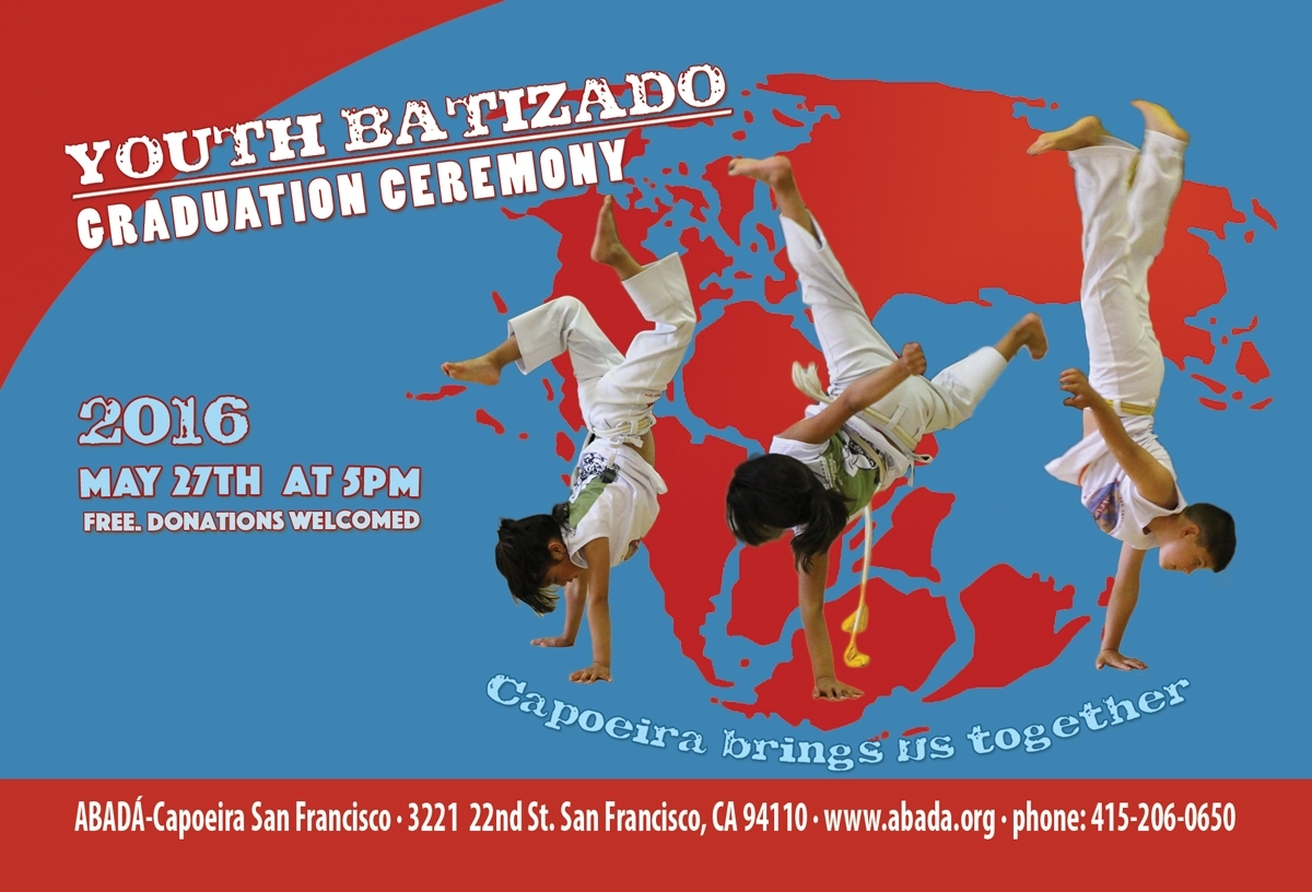 ABADÁ-Capoeira SF Batizado Infantil 2016